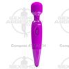 Masajeador vibrador microfono de velocidad regulable